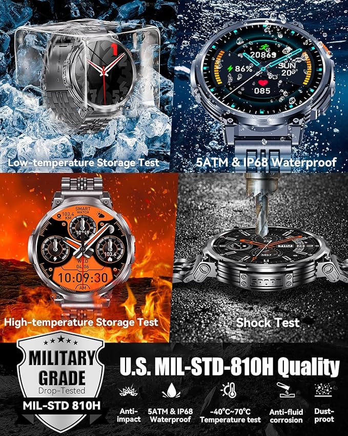 Stainless Steel Smart Watch